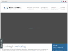 Tablet Screenshot of bioresonance-center.com